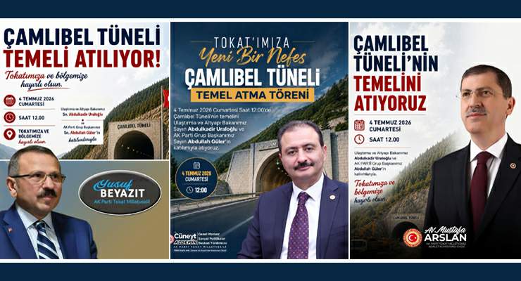 Tarih belli oldu, ‘Çamlıbel Tüneli’nin temeli atılıyor