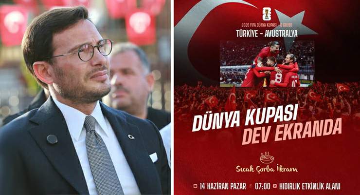 Dünya kupası heyecanı pazar günü dev ekranda