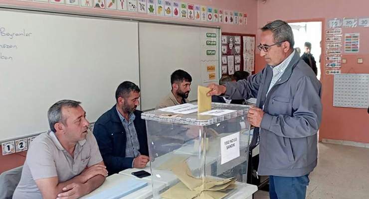 Tokat’ta 5 bin 682 seçmen sandık başına gitti