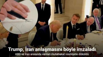 Beyaz Saray, Trump’ın İran anlaşmasını imzaladığı anın görüntülerini yayınladı