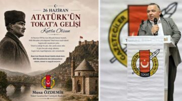 TGC Başkanı Özdemir’in, Gazi Mustafa Kemal Atatürk’ün Tokat’a gelişinin yıldönümü mesajı