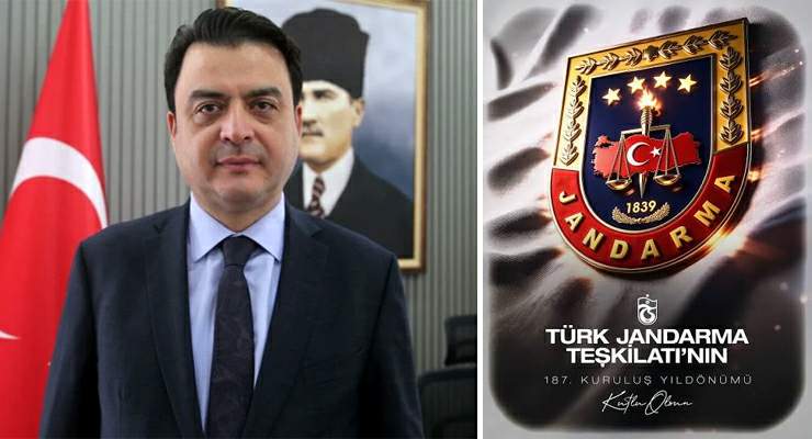 Vali Abdullah Köklü’nün “Jandarma Teşkilatının 187. Kuruluş” yıldönümü mesajı