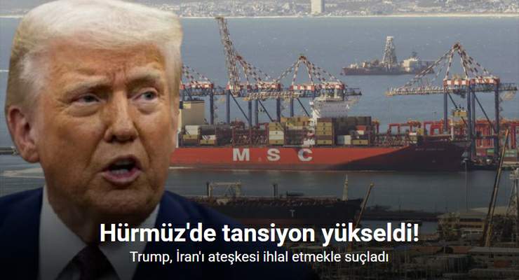 Trump: “İran, Hürmüz Boğazı’ndan geçen gemilere 4 İHA fırlattı; bu ateşkesin aptalca bir ihlalidir”