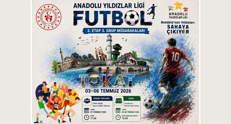 Anadolu Yıldızlar Ligi’nde futbol heyecanı başlıyor