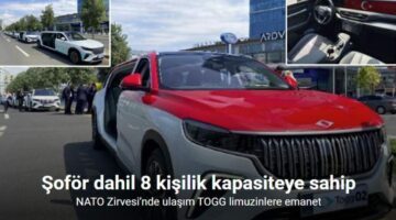 NATO Zirvesi’nde ulaşım TOGG limuzinlere emanet