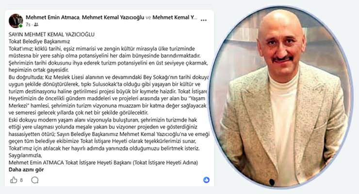 Tokat İstişare Heyeti, ‘Yaşam Merkezi Projesi’ne destek verdi