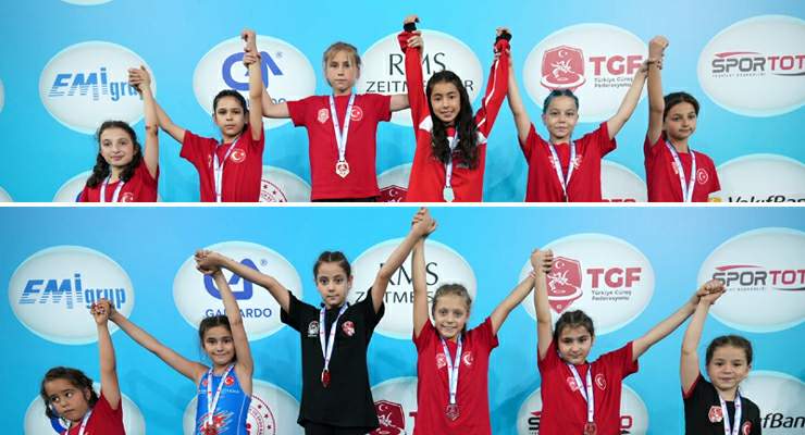Tokatlı minik güreşçiler, Türkiye Şampiyonası’ndan 5 madalyayla döndü