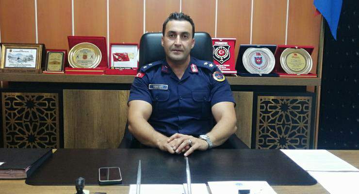 Niksar’a yeni ilçe jandarma komutanı göreve başladı