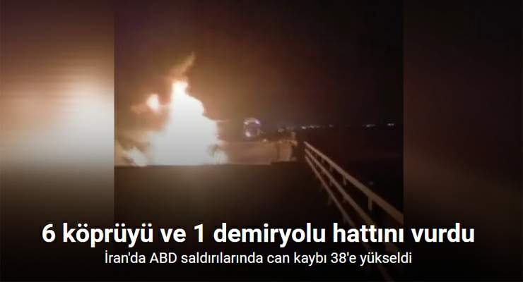 İran’da ABD saldırılarında can kaybı 38’e yükseldi