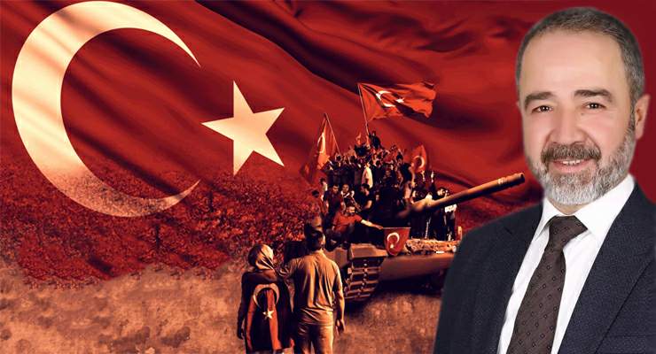 Başkan Dizer: “15 Temmuz, Milletimizin iradesini dünyaya gösterdi”