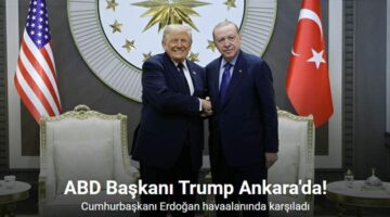 ABD Başkanı Trump’u Cumhurbaşkanı Erdoğan karşıladı