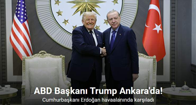 ABD Başkanı Trump’u Cumhurbaşkanı Erdoğan karşıladı