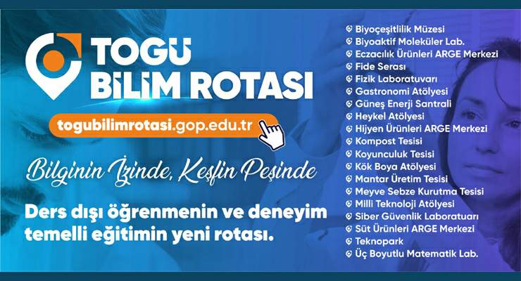 TOGÜ’den bilim iletişimini güçlendiren yeni proje “Bilim Rotası”