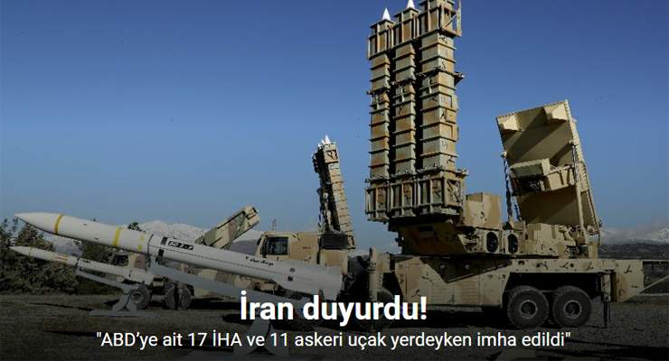 İran Devrim Muhafızları Ordusu: “ABD’ye ait 17 İHA ve 11 askeri uçak yerdeyken imha edildi”