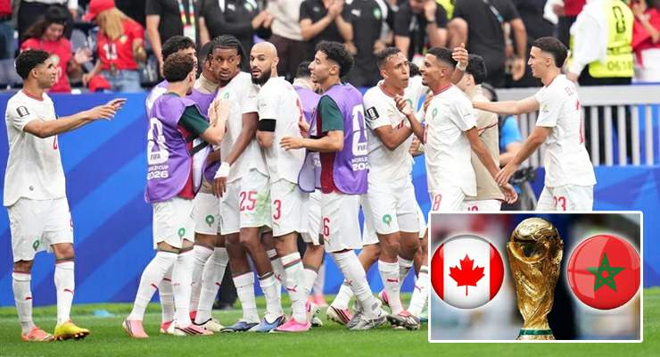 Kanada’yı 3-0 yenen “Fas” çeyrek finalde