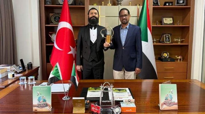 Akif Manaf’a “Sudan-Türkiye Barış Ödülü” verildi