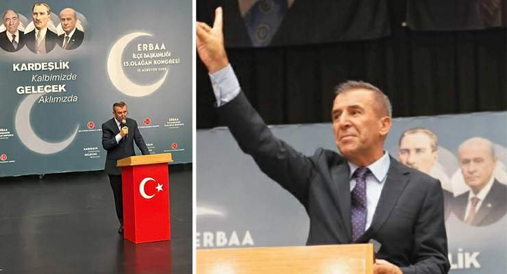 MHP Erbaa İlçe Başkanı Cemal Kale’den kongre sonrası teşekkür mesajı