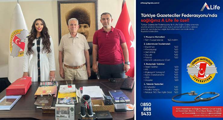 Türkiye Gazeteciler Federasyonu’ndan gazetecilere sağlıkta önemli iş birliği