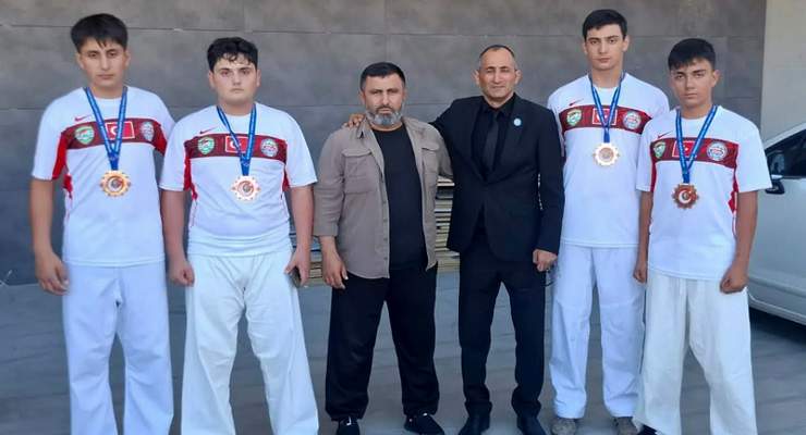 Erbaa Belediyesi Spor Kulübü, 2 altın, 1 gümüş ve 1 bronz madalya kazandı