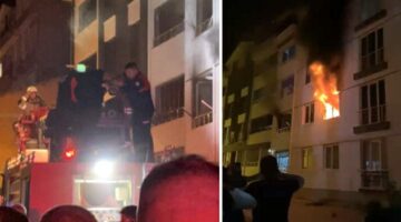 Tokat’ta apartman dairesinde yangın paniği: 4 kişi dumandan etkilendi