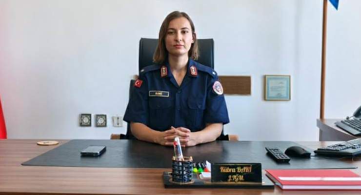 Tokat’ta ilk kez bir kadın ilçe jandarma komutanlığı görevine atandı