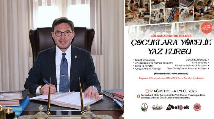 Tokat Belediyesi’nin çocuklara özel “Yaz Kursları” için başvurular başladı