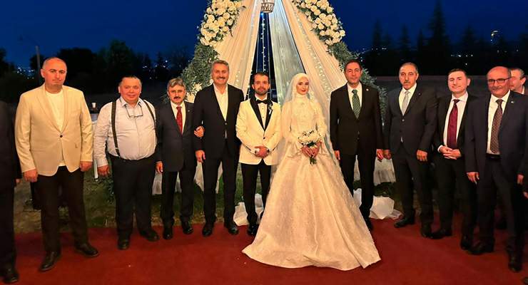 Ankara’daki görkemli düğünde devlet protokolü ve siyasetin zirvesi buluştu