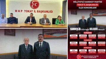 Başkan İpek’ten teşkilata mesaj, “Tokat MHP’de ‘Kongre Haftası’ başlıyor”