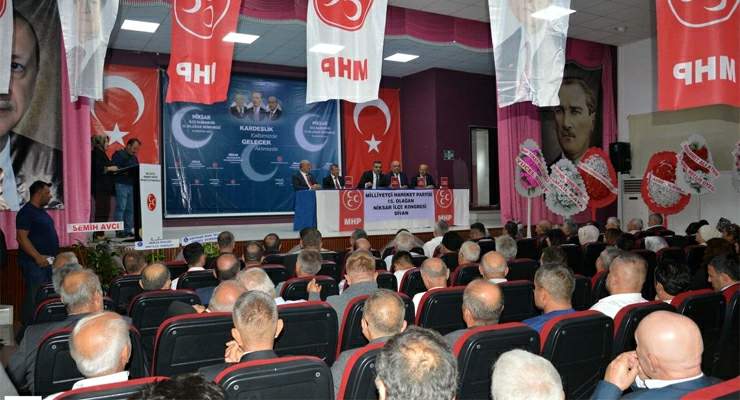 Niksar’da “MHP 15. Olağan Kongresi” gerçekleştirildi