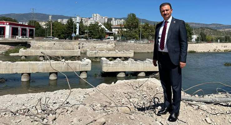 Vekil Aldemir, Yıkılan TEDAŞ ve Kömeç köprüleri hakkında paylaşım yaptı