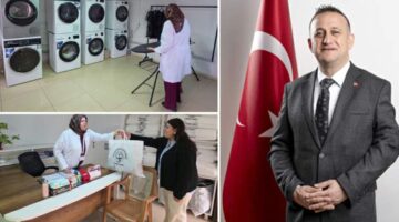 Turhal Belediyesi’nden üniversite öğrencilerine ücretsiz çamaşır yıkama hizmeti