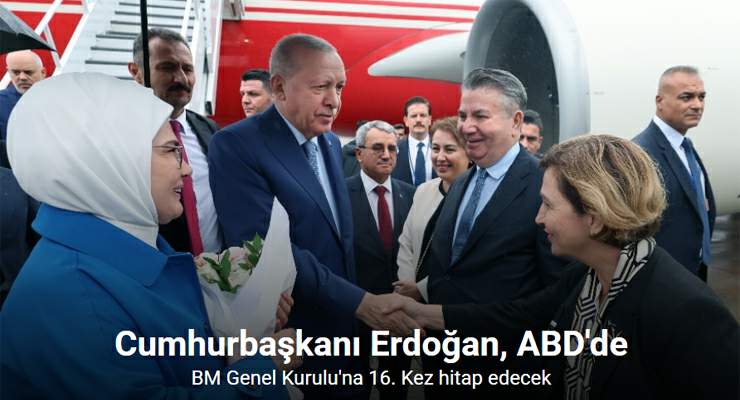Cumhurbaşkanı Erdoğan, ABD’de