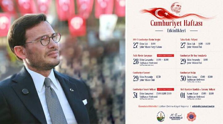 Tokat’ta “Cumhuriyet Haftası” etkinlikleri sanat ve kültürle kutlanacak