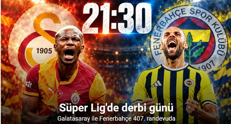 Galatasaray ile Fenerbahçe 407. randevuda