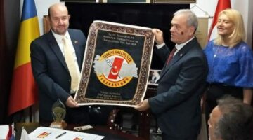 TGF Heyeti’nden, Romanya-Türkiye Ticaret Odası’na ziyaret
