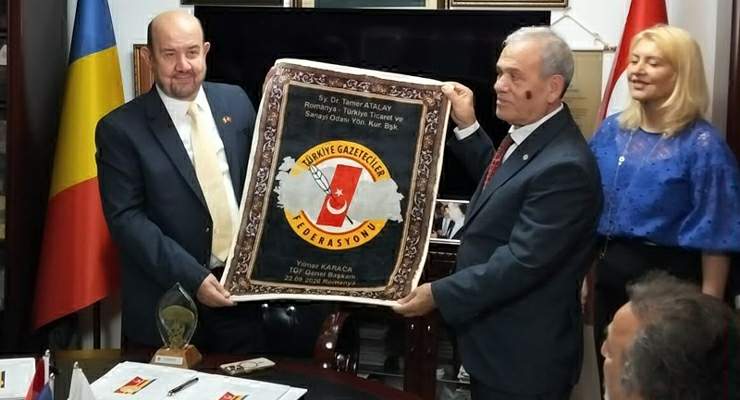 TGF Heyeti’nden, Romanya-Türkiye Ticaret Odası’na ziyaret