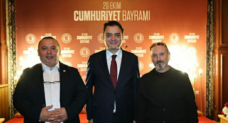 TGC Başkanı Musa Özdemir, Cumhuriyet Bayramı Resepsiyonu’na katıldı