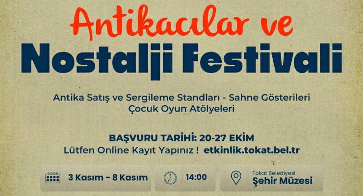 “Antikacılar ve Nostalji Festivali” başlıyor