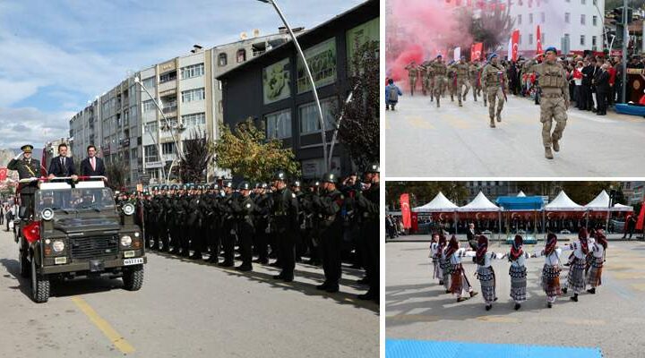 29 Ekim Cumhuriyet Bayramı Tokat’ta büyük bir coşkuyla kutlandı