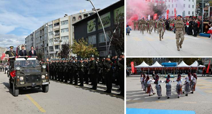 29 Ekim Cumhuriyet Bayramı Tokat’ta büyük bir coşkuyla kutlandı