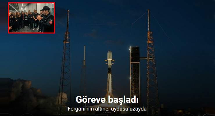 Fergani’nin altıncı uydusu uzayda
