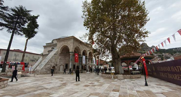 Tokat’ta 541 yıllık Gülbahar Hatun Camii yeniden ibadete açıldı