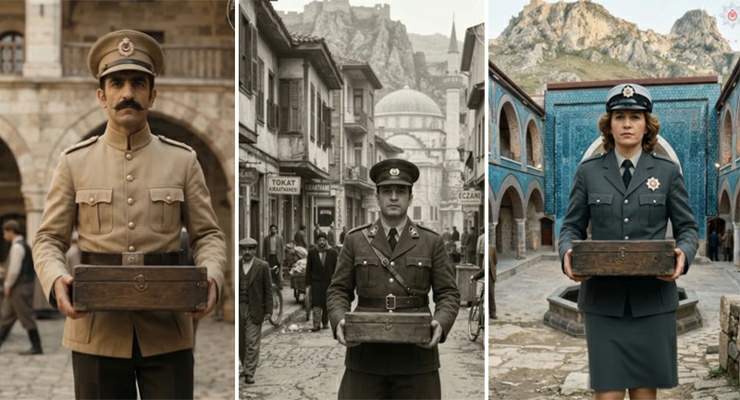 Tokat polisinden Cumhuriyetin 103 yılına özel yapay zekâ destekli klip