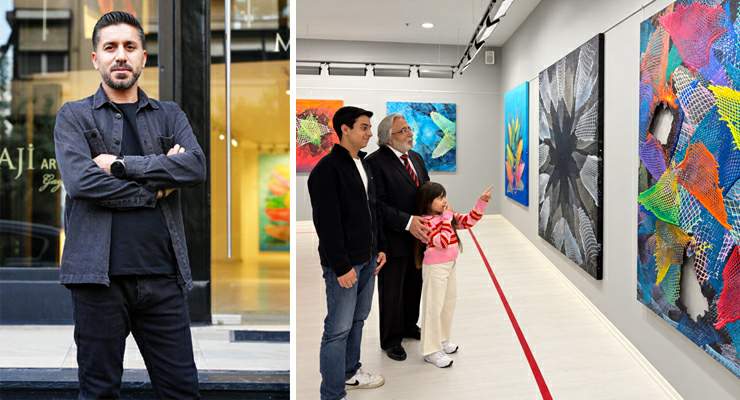 SANKO Sanat Galerisi’nde “Sonsuzluk Ağları” temalı resim sergisi