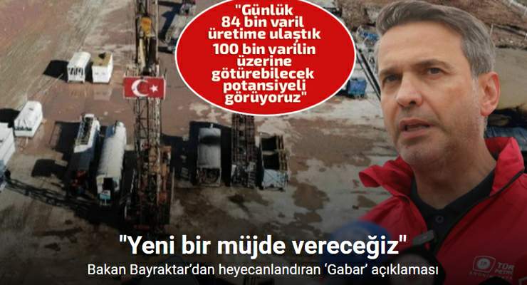 Bakan Bayraktar’dan heyecanlandıran ‘Gabar’ açıklaması