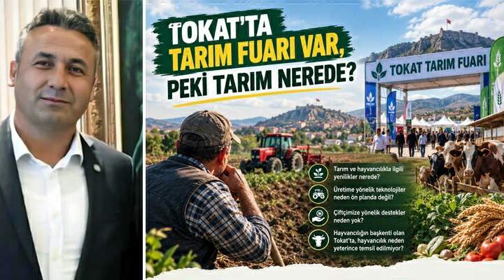 Erkan Er’den ‘Tokat Tarım Fuarı’na sert tepki