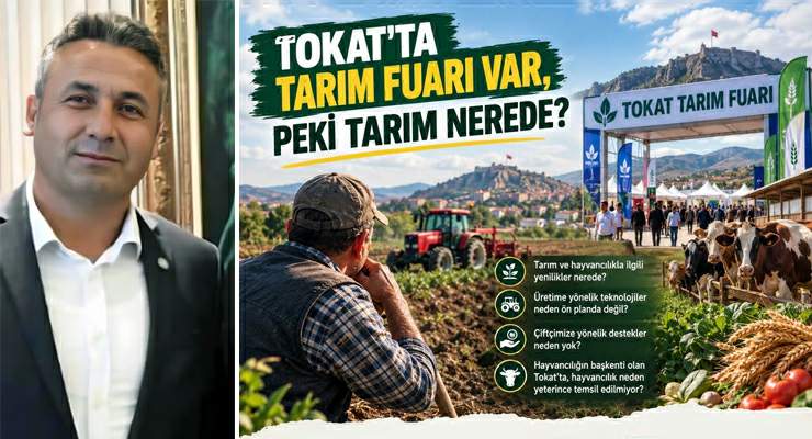 Erkan Er’den ‘Tokat Tarım Fuarı’na sert tepki
