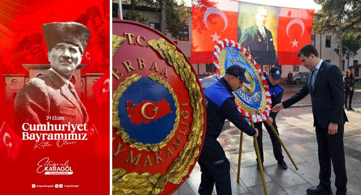 Başkan Karagöl’ün “29 Ekim Cumhuriyet Bayramı” mesajı