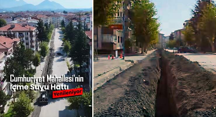 Turhal Belediyesi, Asbestli içme suyu borularını yeniliyor
