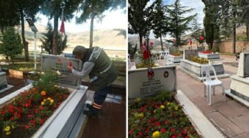 Erenler Şehitliği’nde kabirlerin bakım ve yenileme çalışmaları tamamlandı